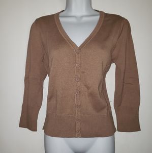ECI light cardigan sweater NWT Small
